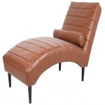 ECLENYES Sofa Chaise Lounge,PU Modern Lounge Chair for Bedroom Office Living Room with Luxury Indoor Furniture