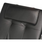 vidaXL Chaise Longue,Chaise Longue,Leisure Chair Rest Sofa Chaise Lounge Couch for Indoor Living Room Furniture Home Office,Black Faux Leather