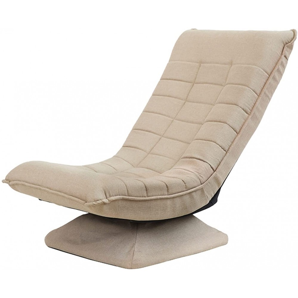 YYOBK Living Room Chairs,Folding Chairs Moon Sofa Chair Swivel Chaise Lounges,Home Theater Seating,Living Room Recliner Lounge Chair Single Sofa Nap Chair Folding Lazy Chair Color : Beige