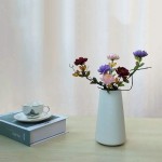 Ceramic Vase Flower Vase Minimalism Style for Modern Table Shelf Home Decor Fit for Fireplace Bedroom Kitchen Living Room Centerpieces Office Desk