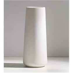 Ceramic Vases Nordic Minimalism Style Decoration Elegant Vase for Mantel Table Living Room Decoration White Modern Geometric Decorative Flowers Vases for Home Decor