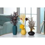 Tuumee Small Ceramic Vase Decorative Set of 3 Flower Bud Vases