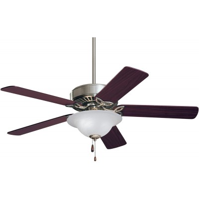 Emerson CF713BS Pro Series Energy Star 50-inch Dual Mount Ceiling Fan with Reversible Blades 5-Blade Ceiling Fan with LED Lighting