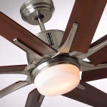 kathy ireland HOME Aira Eco LED 72 Inch Ceiling Fan | Large Contemporary Fixture with Dimmable Lighting and DC Motor | Modern 8 Blade Design with 6-Speed Wall Control and Downrod Brushed Steel