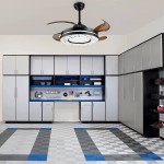 OBCGT 42" Modern Ceiling Fan with Light Remote Control Retractable Blade Ceiling Fans Black Chandelier with lighting Indoor for Garage Bathroom Kitchen Bedroom Living Room…
