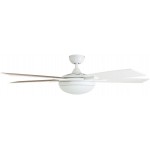 Prominence Home 51021 Emporia Contemporary Ceiling Fan with Remote 52" White