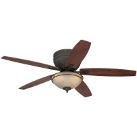 Westinghouse Lighting 7209600 Carolina 52-Inch Indoor Ceiling Fan Light Kit with Amber Alabaster Bowl Oil Rubbed Bronze with LED Bulbs