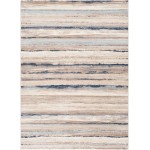 Artistic Weavers Robin Modern Striped Area Rug 5 ft 3 in x 7 ft 1 in Navy Taupe