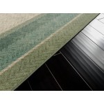 Brumlow Mills Muted Braided Print Home Indoor Area Rug for Living Room Decor Dining Kitchen Rug or Bedroom Mat 2'6" x 3'10" Green