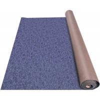Happybuy Deep Blue Marine Carpet 6 ft x 13.1 ft Marine Carpeting Marine Grade Carpet for Boats with Waterproof Back Outdoor Rug for Patio Porch Deck Garage Outdoor Area Rug Runner Non-Slide Porch Rug