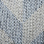 Nicole Miller New York Patio Country Calla Contemporary Herringbone Indoor Outdoor Area Rug Blue Grey 5'2"x7'2"
