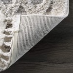 nuLOOM Ansley Soft Lattice Textured Tassel Runner Rug 2' x 6' Beige