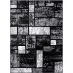 Persian Area Rugs 1007 Gray 8x10 Area Rug 8 ft x 10 ft Grey