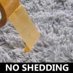 TABAYON Shag Area Rug 5x7 Ft Tie-Dyed Light Grey Upgrade Anti-Skid Durable Rectangular Cozy Rug High Pile Soft Throw Rug for Nursery Room Living Room