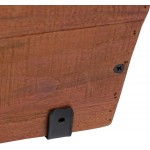 Basics Recycled Wood Deck Hanging Planter 2-Pack 18.9" x 7.87" x 7.5"