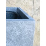 Kante RF0002B-C60611 Lightweight Concrete Modern Rectangle Outdoor Planter Slate Gray