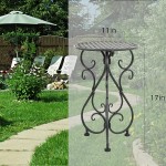 Metal Plant Stand 2 Pack Modern Single Planter Small Round Table 17" Tall Heavy Duty Flower Pot Holder for Indoor Outdoor Patio Balcony Living Room Garden Corner Black