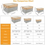AXUAN Storage Basket Rectangular Fabric Bin Small Collapsible Cloth Baskets for Organizing with Handles for Shelves Toys Clothes TowelMedium Storage Bins Grey 14.17×10.83×6.70inch 1 Pack