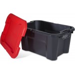 CRAFTSMAN 20-Gallon 80-Quart Tote with Latching Lid 4-Pack 4