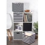 DII Poly-Cube Storage Collection Hard Sided Collapsible Solid Small Black