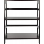 Winsome Wood Leo model name Shelving Small and Large Espresso