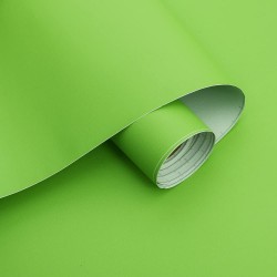 15.7''×118''Solid Green Wallpaper Peel And Stick Green Contact Paper Light Green Self-Adhesive Wallpaper Removable Waterproof Wallpaper For Natural Bedroom Dorm Shelf Liner Countertop Cabinet Wardrobe