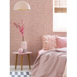 Animal Print Leopard Wallpaper Peel and Stick by Simple Shapes Single Sheet 2ft x 4ft Pink