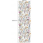 Belzesso Modern Floral Peel and Stick Wallpaper Self-Adhesive Removable Wall Decor for Home Bedroom Walls Doors Cabinets 118.11in Length x 17.7in Width