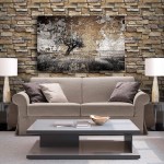 Brick Wallpaper Peel and Stick 3D Wallpaper for Bedroom Kitchen Stone Wallpaper Removable Wallpaper Stick and Peel Faux 3D Wall Paper – 17.71” x 393” 1