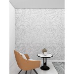 Stripe Peel and Stick Wallpaper Boho Wallpaper for Living Room Wall Gray Line Contact Paper for Cabinets Shelf Liner Drawer Liner Removable Wallpaper Self Adhesive Wallpaper Vinyl Film 17.7" x 118"