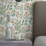 Tempaper x Novogratz Multicolor Tallulah Belle Removable Peel and Stick Wallpaper 20.5 in X 16.5 ft Made in The USA