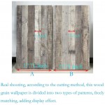 Vintage Wood Wallpaper Rustic Wood Wallpaper Stick and Peel 17.71”x 236” Self Adhesive Removable Distressed Wood Look Wallpaper Vinyl Shelf Home Wood Panel Thicker Wall Paper Covering Film