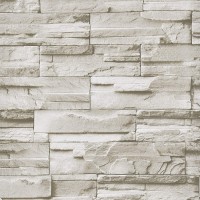 Wenmer Beige Stone Peel and Stick Wallpaper 17.7" x 394" 3D Brick Wallpaper Faux Brick Wallpaper Brick Self Adhesive Removable Wallpaper Textured Stone Wall Paper for Kitchen Backsplash Walls