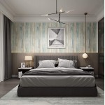 Wood Wallpaper 17.71" X 196" Self-Adhesive Removable Wood Peel and Stick Decorative Wall Covering Vintage Wood Panel Interior Film Surfaces Easy to Clean