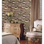 Yancorp 18"x120" Stone Brick Wallpaper Stick On Self-Adhesive Peel and Stick Backsplash Wall Panel Removable Home Decoration