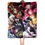 Anime Blanket Flannel Fleece Warm Soft Throw Blanket for Couch Sofa Bed Living Room for Adults Children Kids 50"X40"
