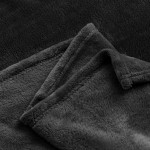 BEDELITE Fleece Blankets Black Throw Blankets for Couch & Bed Plush Cozy Fuzzy Blanket 50" x 60" Super Soft & Warm Lightweight Throw Blankets for Winter