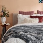 Bedsure Faux Fur Throw Blanket for Couch Grey Tie-dye Fuzzy Fluffy Super Soft Furry Plush Decorative Comfy Shag Thick Sherpa Shaggy Throws and Blankets for Sofa Bed 50x60 inches