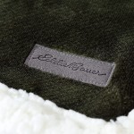 Eddie Bauer Home | Printed Plush Collection | Blanket Reversible Fleece & Faux Shearling Bedding Ultra Soft & Cozy 50 x 60 Pine Plaid