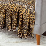 Flannel Fleece Throw Blanket for Couch Leopard Blanket Fuzzy Cozy Comfy Super Soft Fluffy Plush Cheetah Blanket for Bed Sofa 260GSM Brown Leopard,50x60inches