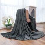 Fleece Blanket Soft Throw Blanket for Couch Grey ALEEN & AJEAN 50x60 Fleece Throw Blanket Cozy Lightweight Fuzzy Flannel Soft Blanket for Throws Microfiber Luxury Throws for Sofa Bed Travel