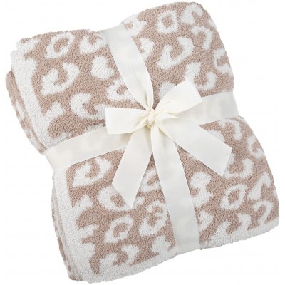 Hewolf Fuzzy Throw Blanket Super Soft Leopard Fleece Blanket Warm Blanket for Couch Sofa Bed,50 x 60 inch