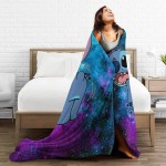 Kevlin Shop_Lilo_&_Stitch_Blanket Flannel 3D Printed Soft Warm Throw Blanket Warm Home Bed,Sofa Blanket 80"X60"