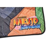 Naruto Shippuden Naruto Uzumaki Character Fleece Throw Blanket | Features Naruto Performing A Jutsu Attack | 60 x 45 Inches