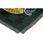 Northwest Woven Tapestry Throw Blanket 48 x 60 Inches Slytherin Shield