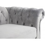Large Sofa Modern 3 Seater Couch Furniture Three-seat Sofa Classic Tufted Chesterfield Settee Sofa Tufted Back for Living Room
