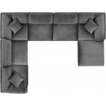 Modway Commix Sectional Gray
