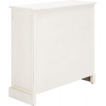 Safavieh Home Collection Peyton Distressed White 2-Door Buffet Sideboard Table Fully Assembled