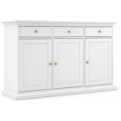 Tvilum Sonoma Sideboard with 3 Doors and 3 Drawers White